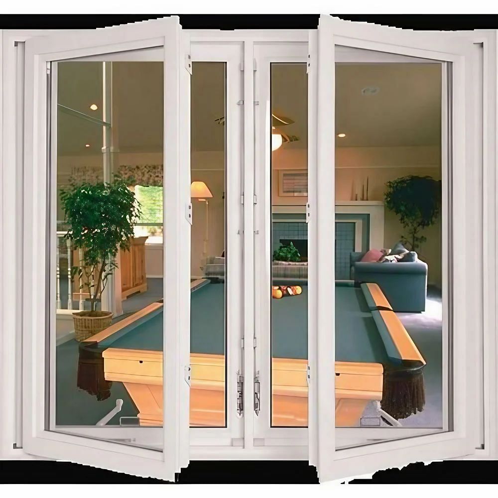 Powder Coated Openable Aluminium Open Window, For Home