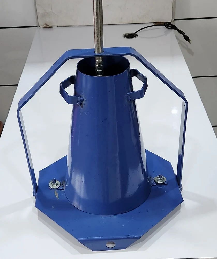 Powder Coating Slump Cone, For Concrete Testing, Capacity: 30 Per Hr