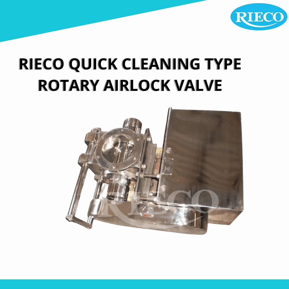 Powder Material: Mild Steel Quick Cleaning Type Rotary Airlock Valves, Valve Size: 400 mm