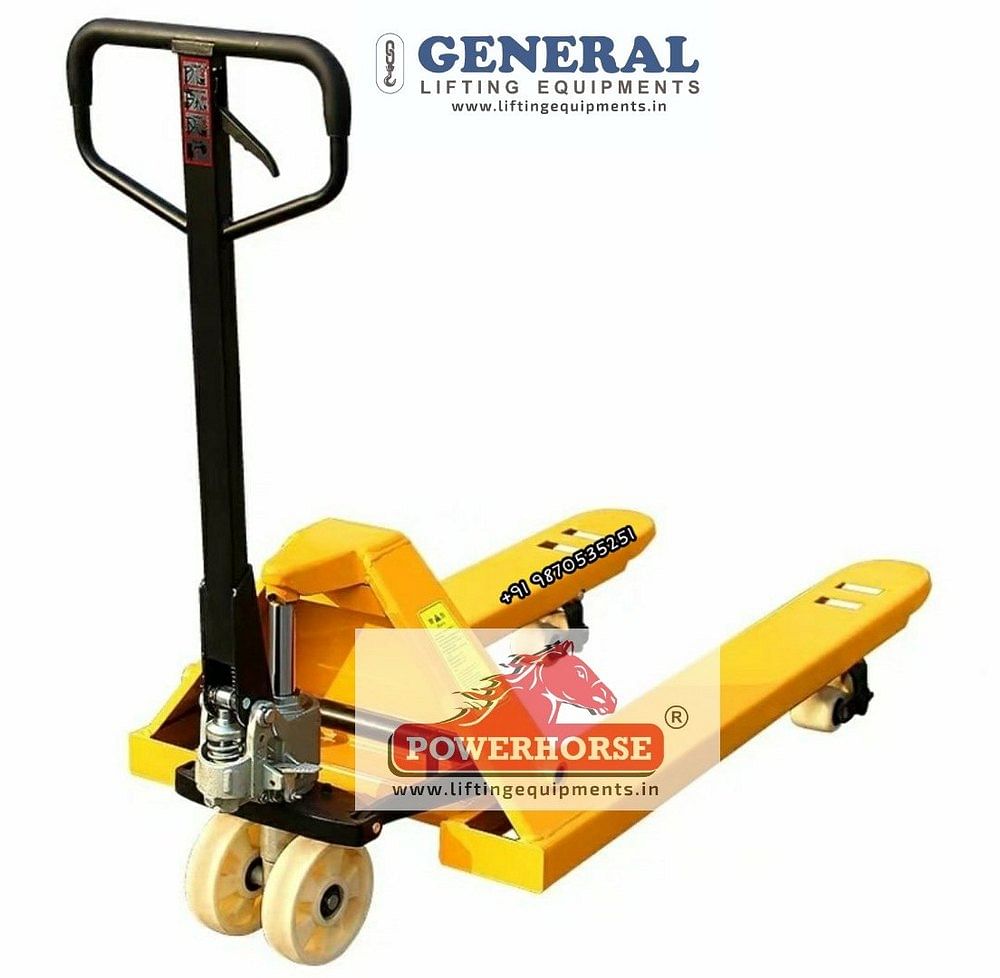 Power Horse Hydraulic Hand Pallet Truck, For Material Handling, Lifting Capacity: 3Ton