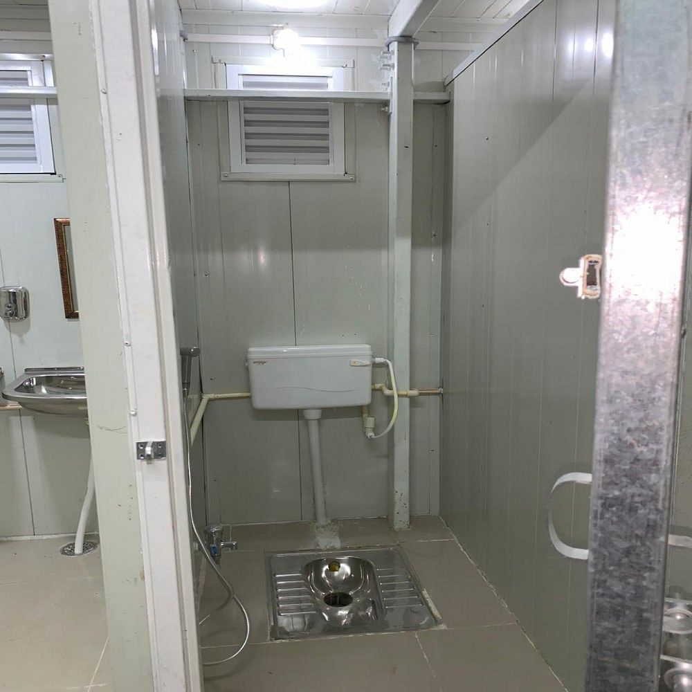 PPGI PUF Bio Toilet, For Industrial