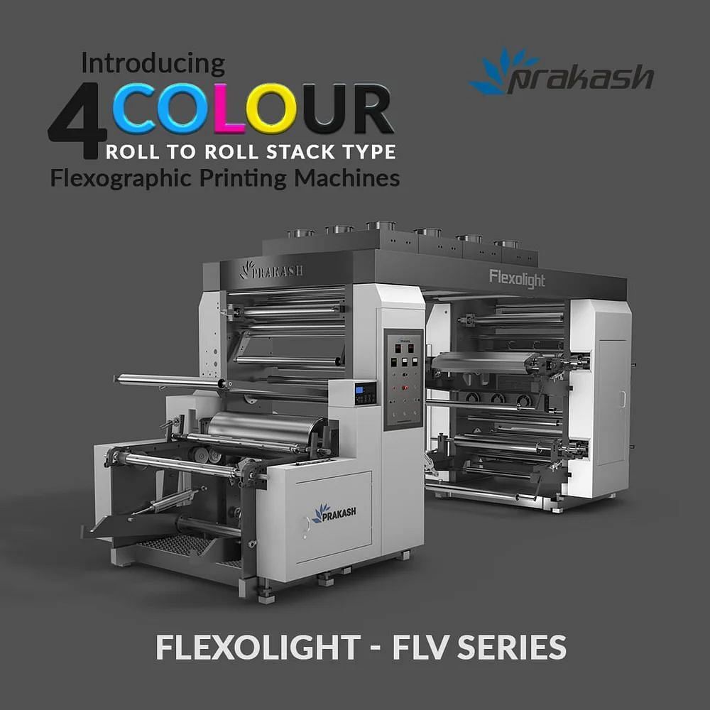 Prakash Flexographic Printing Machine Roll To Roll