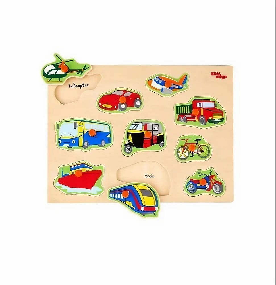 Pre School Wooden Eduedge Vehicles Puzzle Toys, Child Age Group: 36 Months - 6 Years