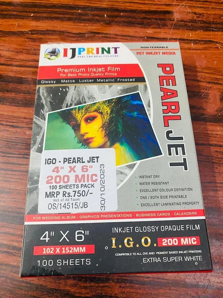 Preal Jet Non Tearable Synthetic Inkjet Printable Pvc Sheet, For Used For Printing