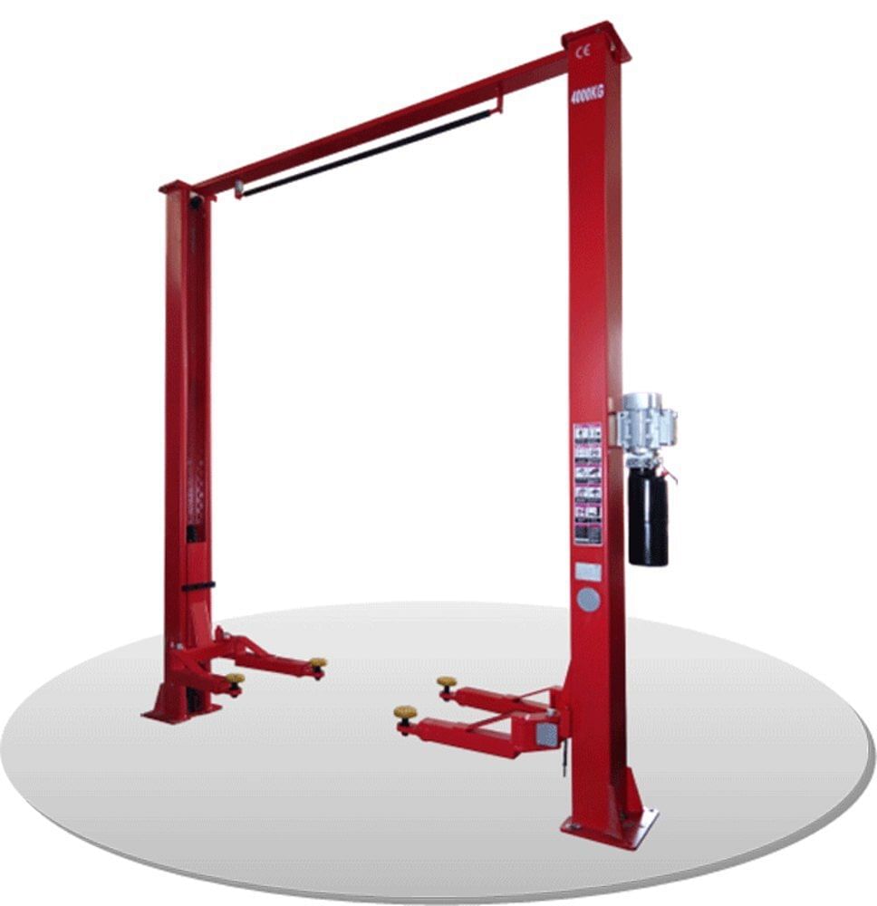 Precision Symmetric Electro Hydraulic 2 Post Clear Floor Lift