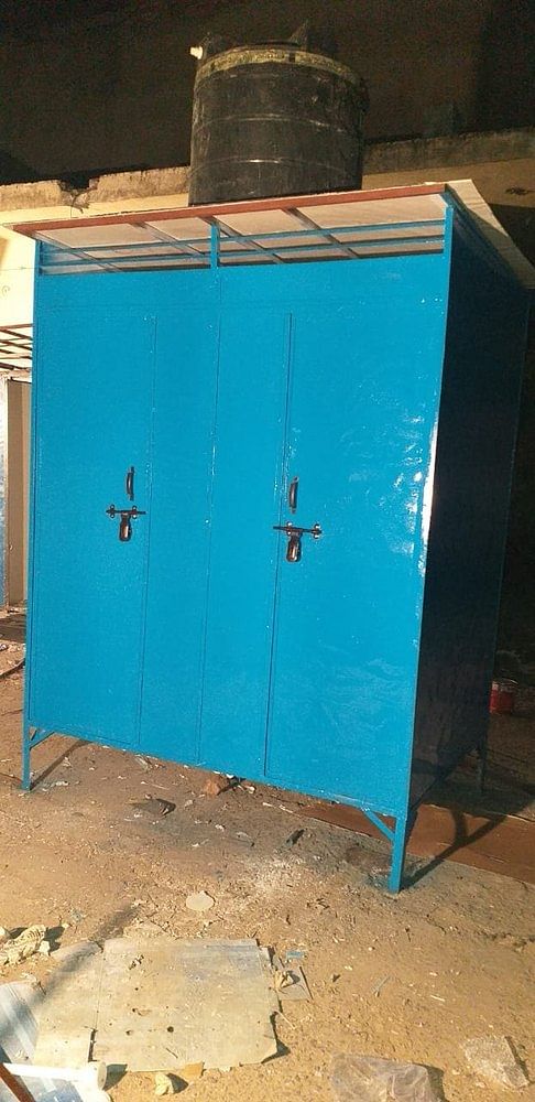 Prefab Blue FRP Toilet Cabin