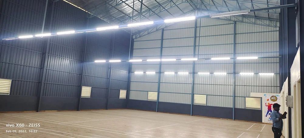 Prefab Indoor Sports Badminton Court Roofing Shed Works in Trichy