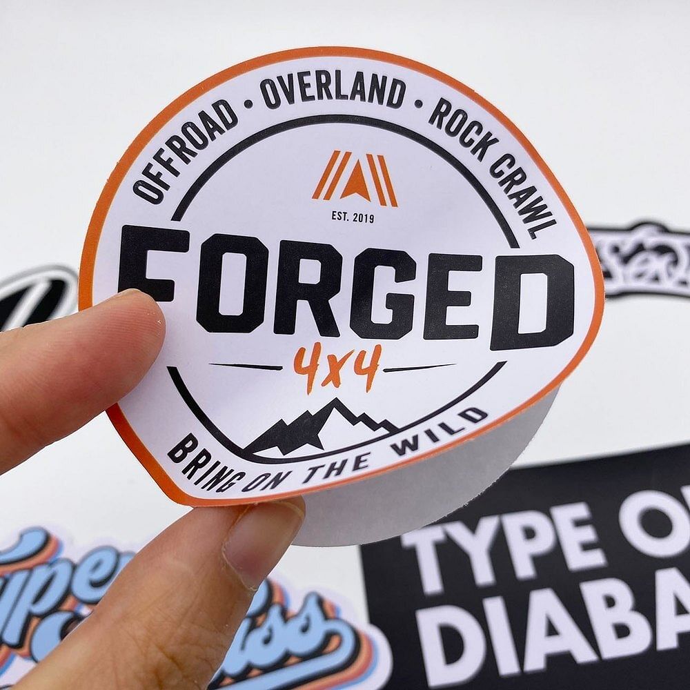 Printed Logo Stickers