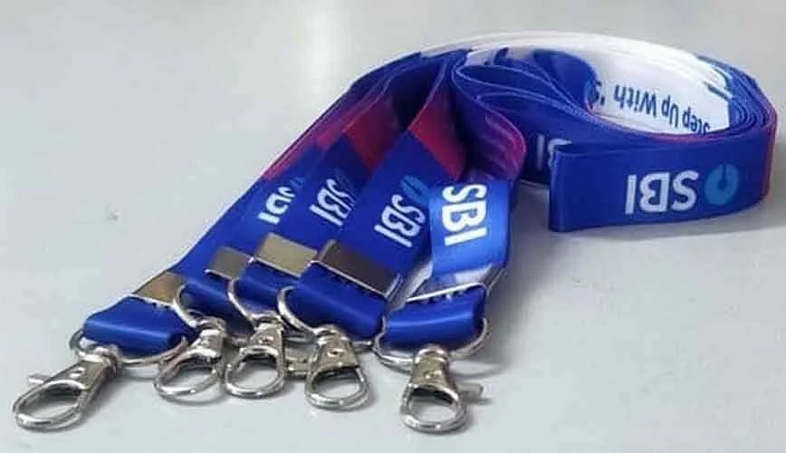 Printed Sbi Id Card Lanyard, 0.75 inch