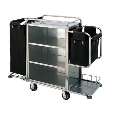 PROKLEEN Stainless Steel SS Housekeeping Trolley