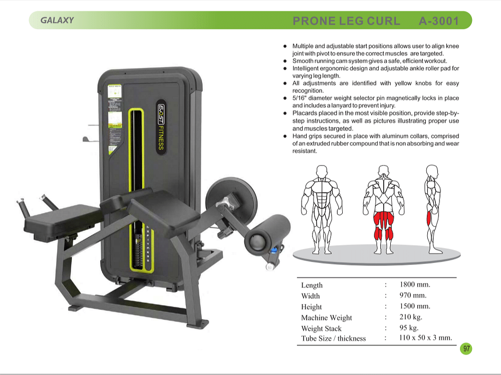 Prone Leg Curl Machine