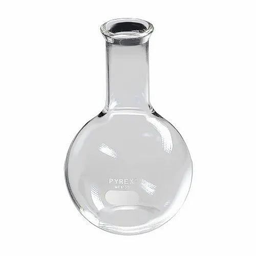 PSAW Borosilicate Glass Round or Flat Bottom Flask, For Chemical Laboratory, Capacity: 100-500 Ml