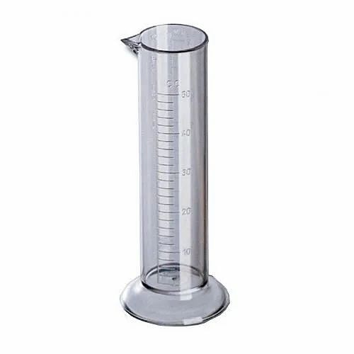 PSAW Cylindrical Plastic Measuring Cylinder, For Chemical Laboratory, Capacity: 10 - 50 Ml