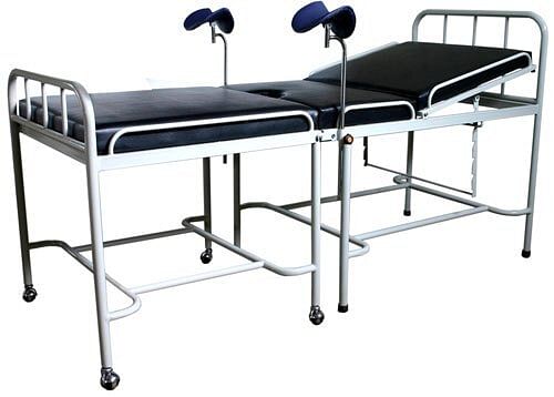 PSAW Double Obstetric Delivery Bed in 2 Parts (2 Section Top), Size: 72