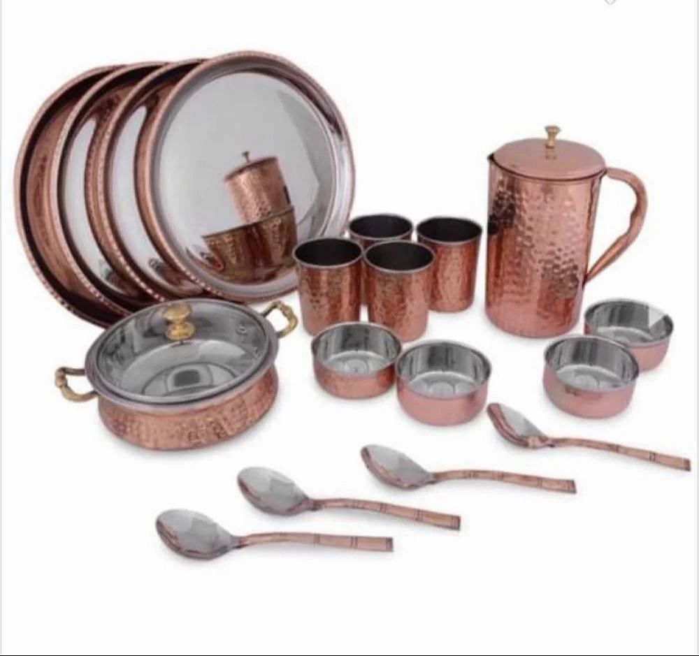 Pure Copper Dinner Set