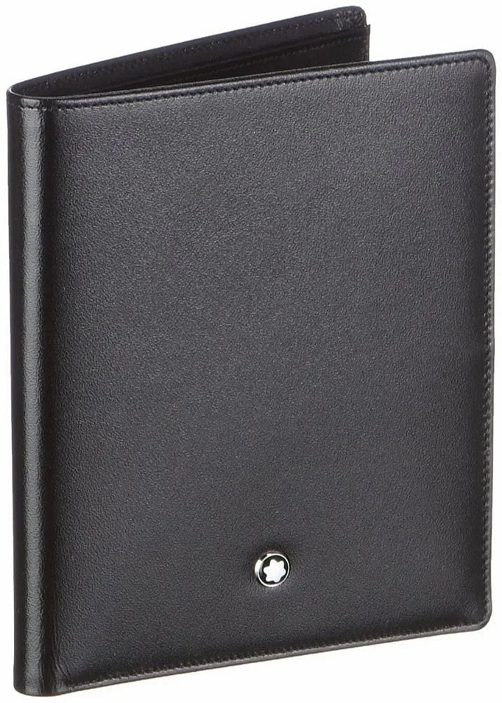 Pure Leather Bi Fold Monc Blanc Mens Wallets