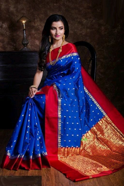 Pure Silk Wedding Wear kanjivaram saree, Handwash, 6.3 mtr with blouse piece