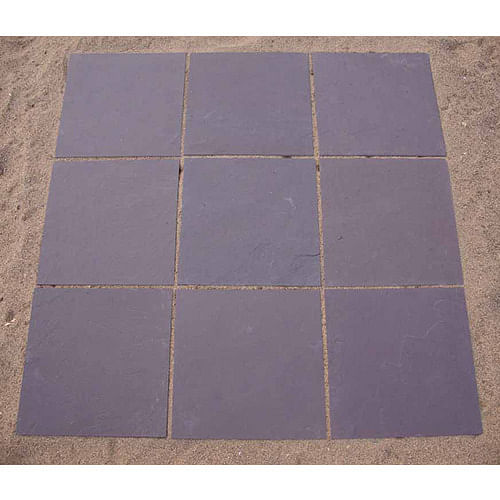 Purple Slate Stone, Thickness: 20 and 35-45 mm