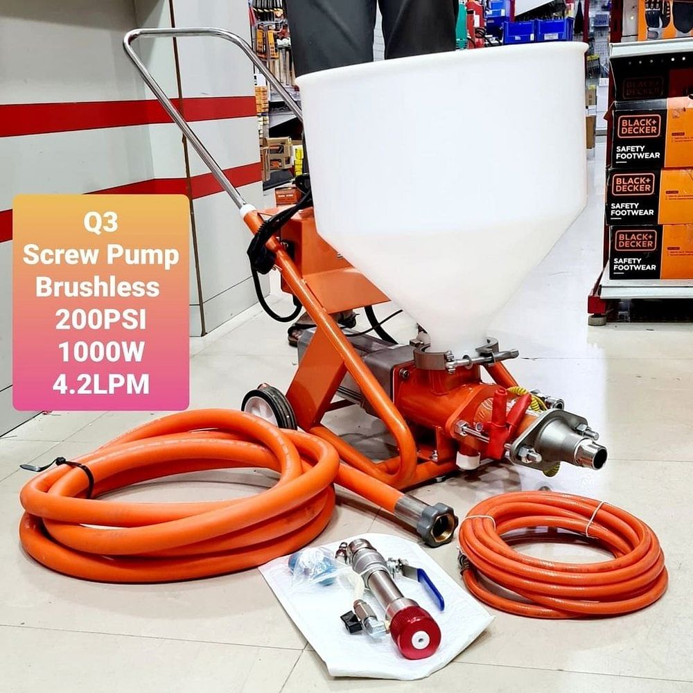 Putty Sprayer Q3, 220/50Hz,20A, Hooper Capacity 28l