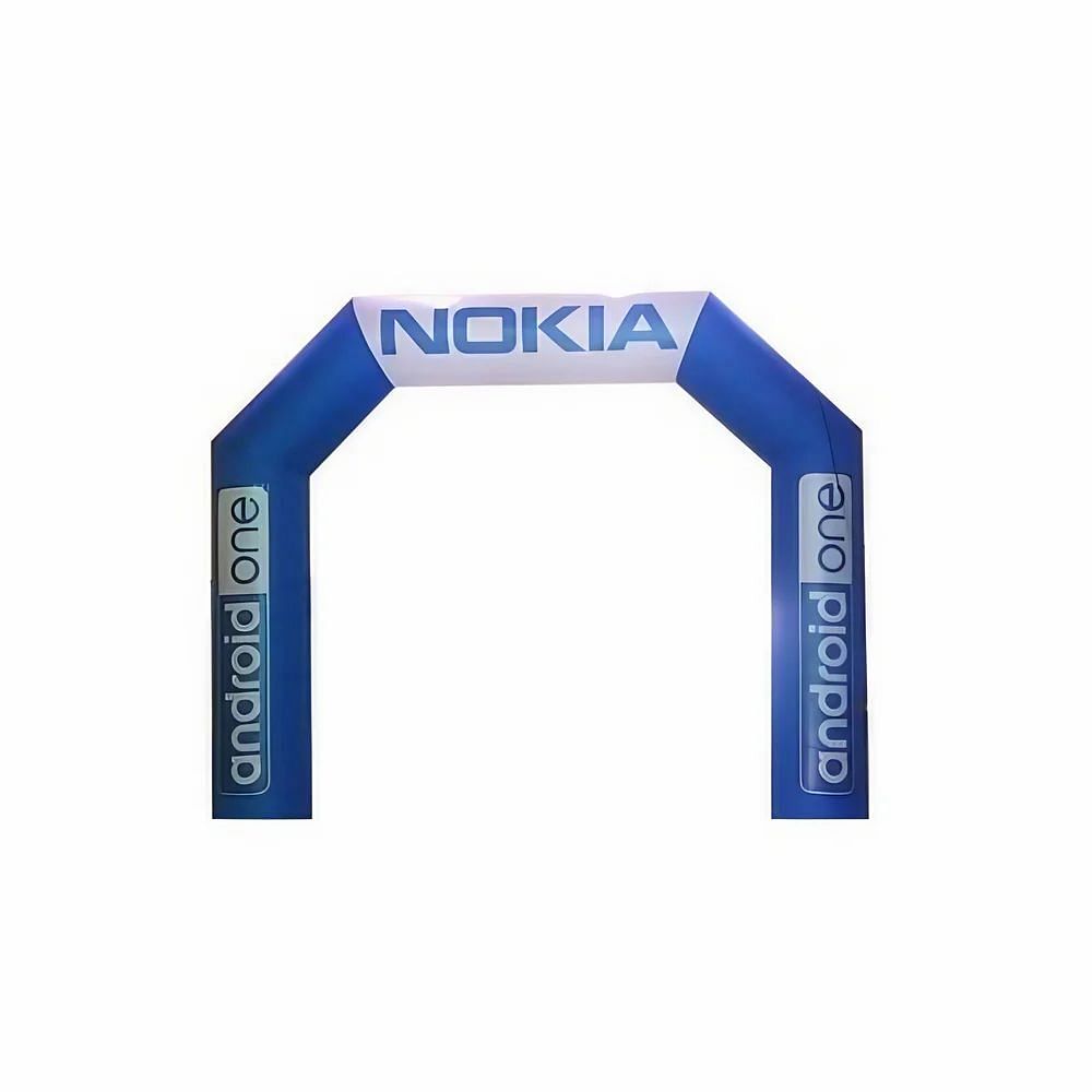 Pvc Blue,White Advertising Inflatable Arches