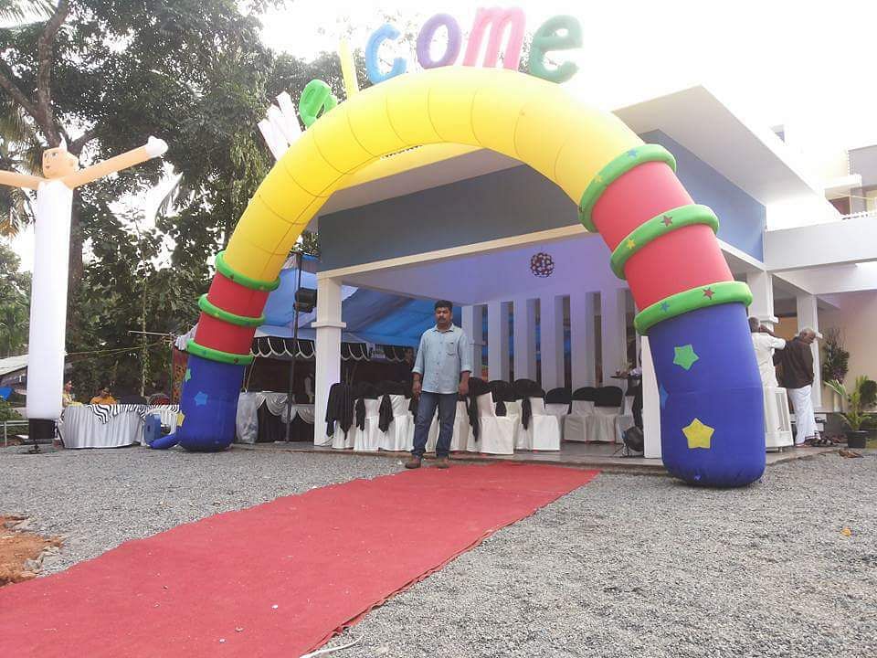 Pvc Coated Fabric Inflatable Welcome Arch Balloon