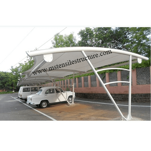 Pvc Outdoor Car Parking Shed, Thickness: 3mm