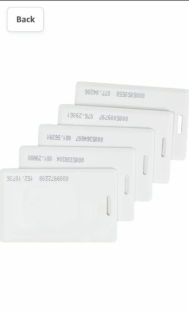 PVC Rectangular Thick Proximity Card