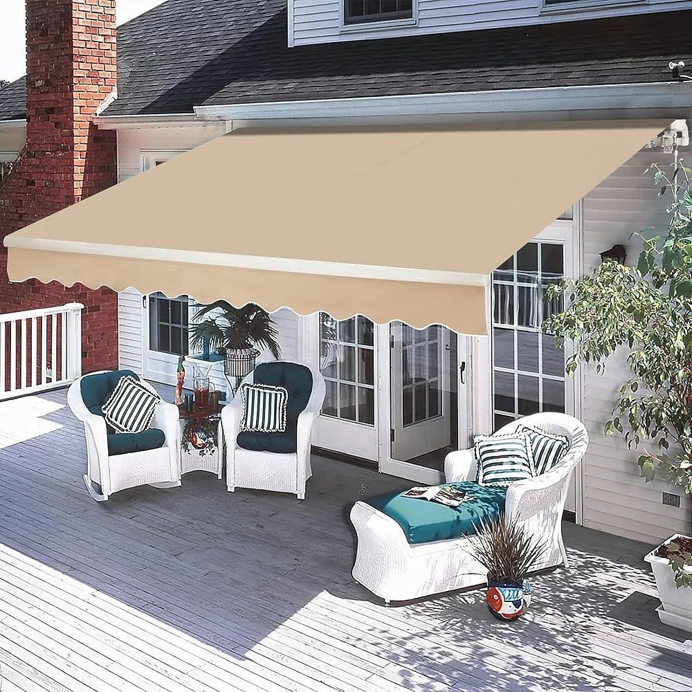 PVC Retractable Awning, For Shade, Shape: Ractangle