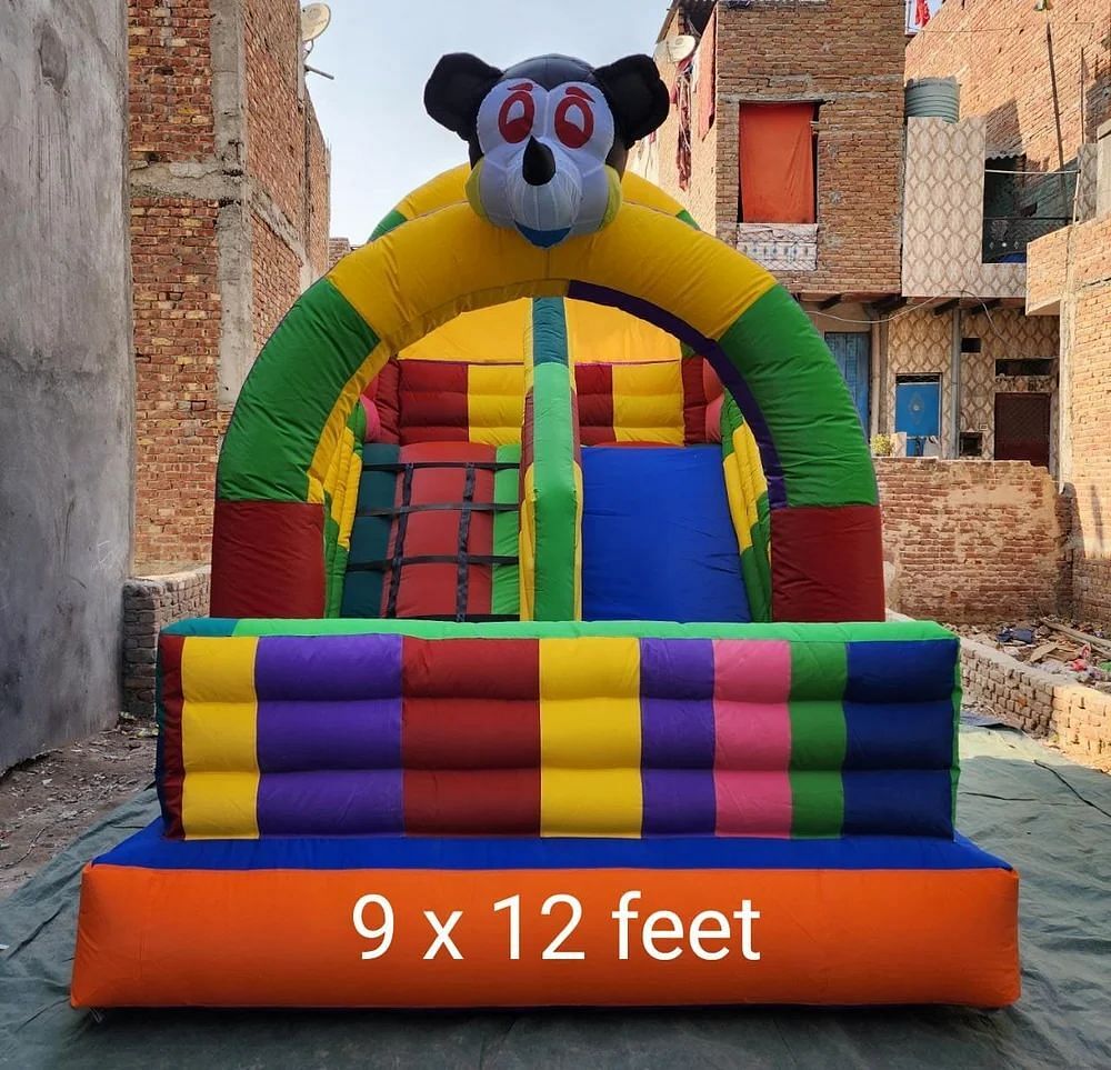 Pvc Sliding Bounce, Size/Dimension: 15 X 25 Feet, 7-10 Yrs