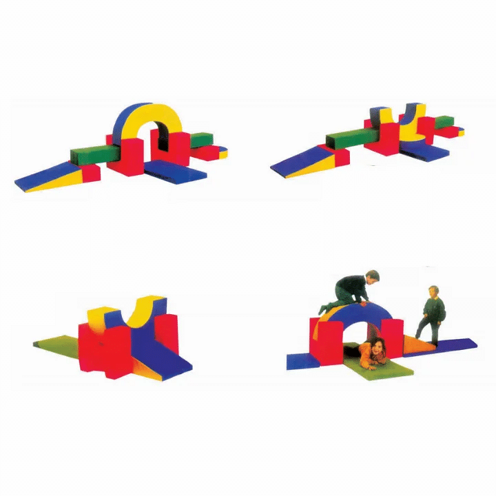 PVC Soft Play Multigym, Size: L360 X W100 X H75 cm