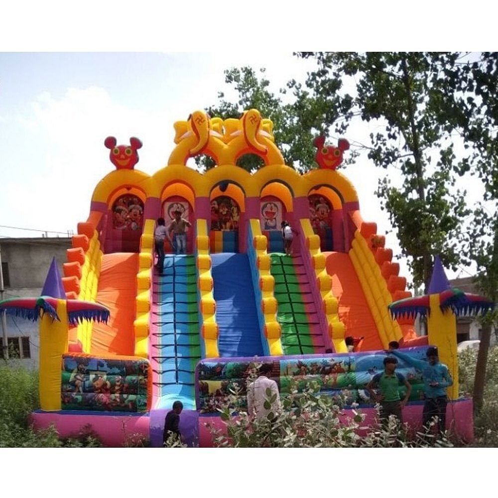 PVC Straight Kids Waterproof Inflatable Bouncer Castle, Size: 110x78x95mm(LxWxH), Age Group: 10 To 14 Years