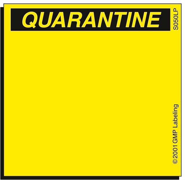 Quarantine Sticker