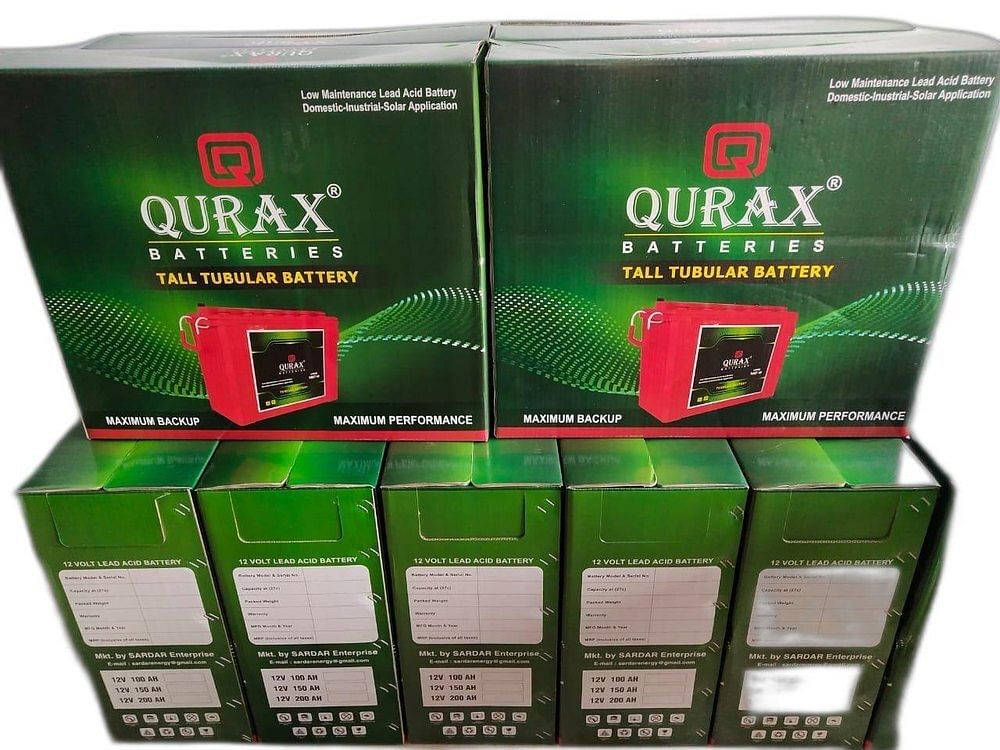 QURAX Flat Tubular Battery