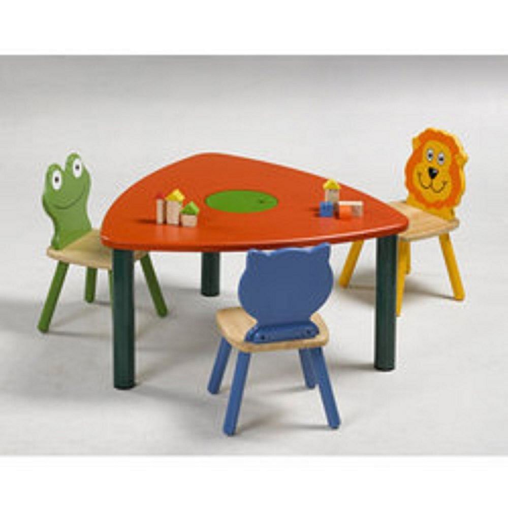 Rainforce Fiber And Metal Play School Benches, 3 Children