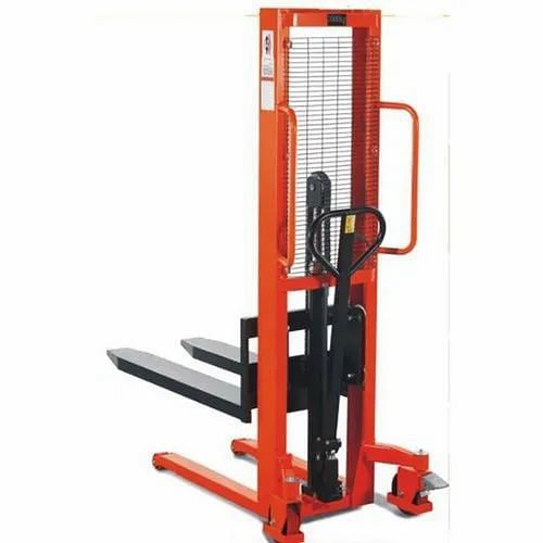 Raj Gauri Mild Steel Hydraulic Pallet Stacker, For Industrial, Lifting Capacity: 2000 kg