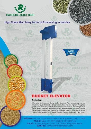 Rathore Bucket Elevator, For Industrial, Maximum Speed: 100 Rpm