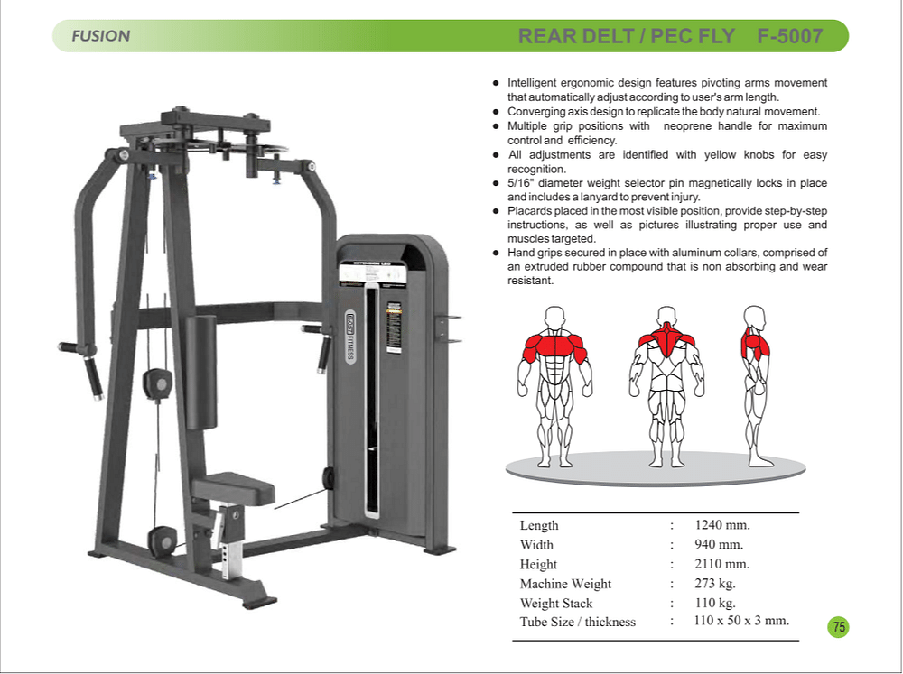 Rear Delt Machine, For Gym