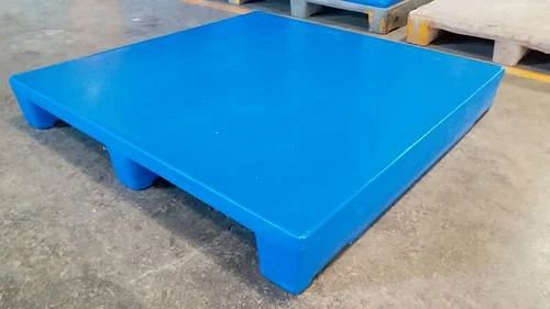 Rectangular Brown Plain Top Plastic Pallets, For Industrial