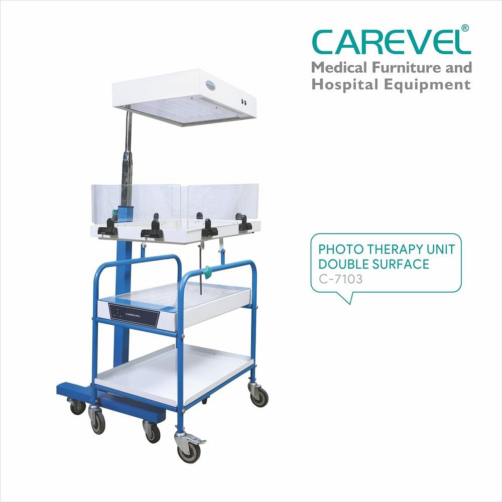 Rectangular Carevel C 7103 Unit Double Surface Photo Therapy, For Hospital