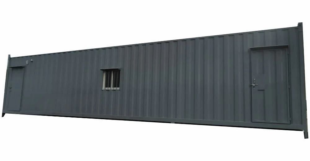 Rectangular Gray Mild Steel Portable Office Container