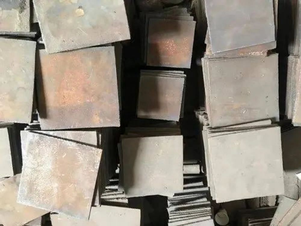 Rectangular Iron Ms Plates cut size, Thickness: 0-1 mm