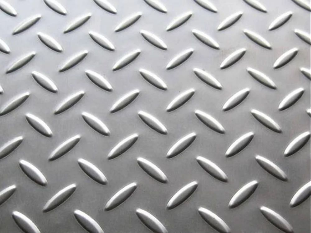 Rectangular Plate Stainless Steel Checkered Sheet, Thickness: 0.5-5mm