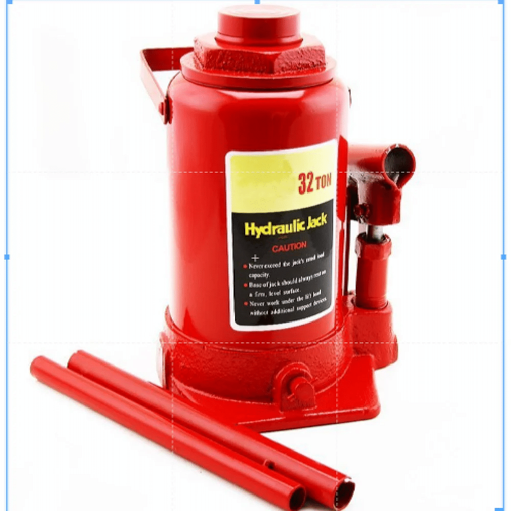 Red Hydraulic Bottle Jack, For Car Lifting