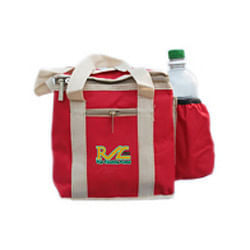 Red Nylon Plain Travel Bag, 5 L