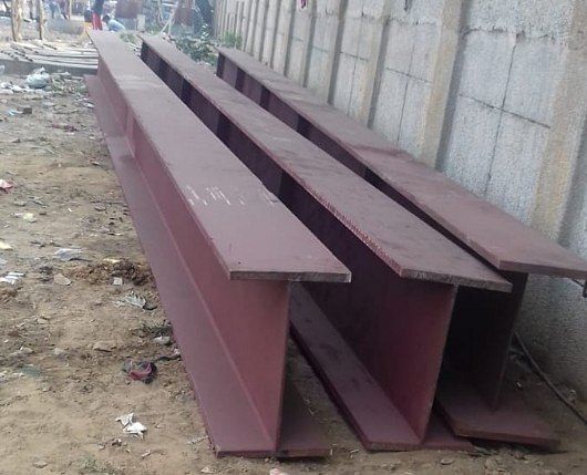 Red Oxide Prefab MS Bridge Girder