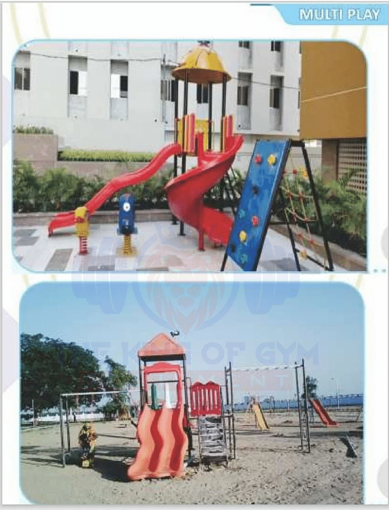 Red Playground Multi Play System