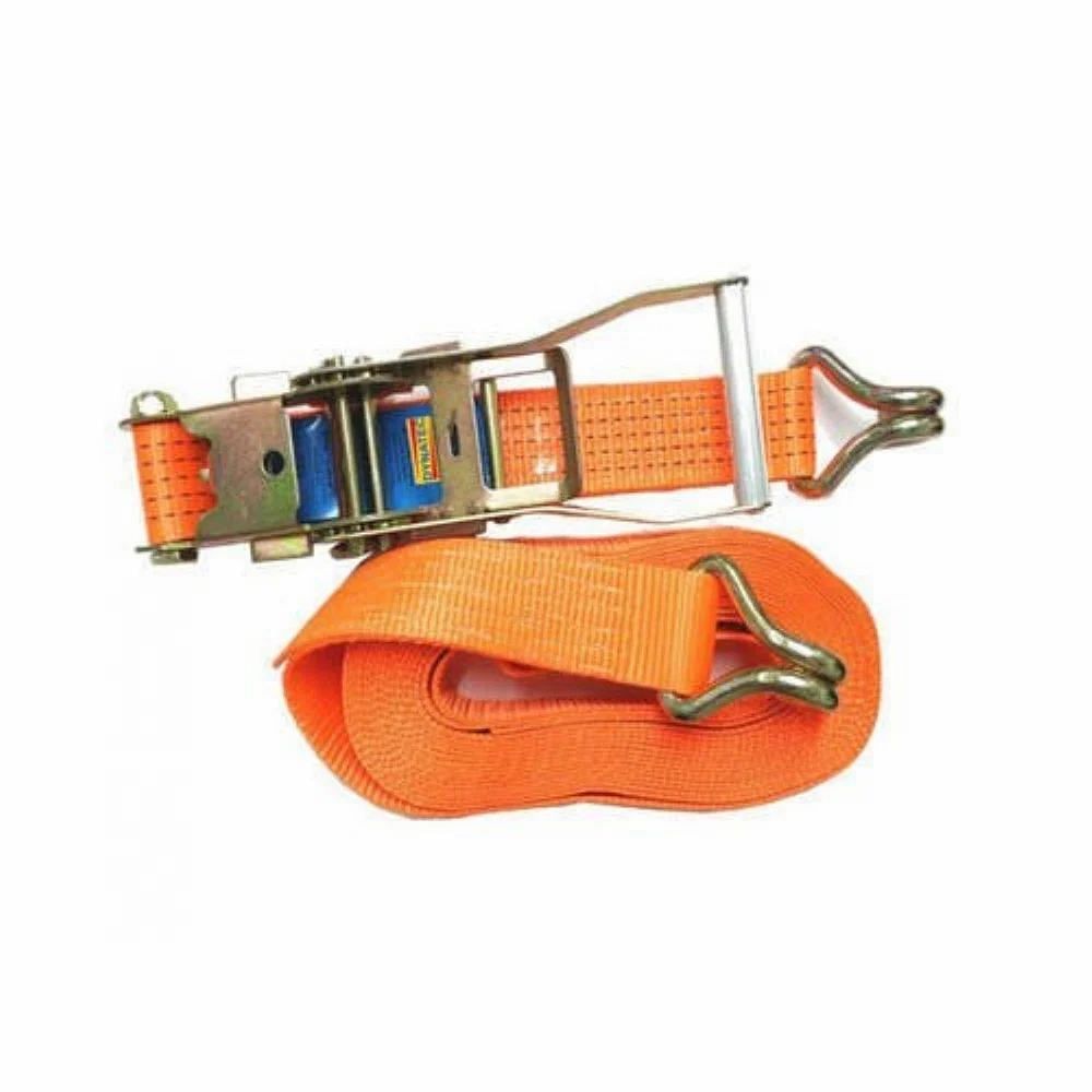 Red Polyester Ratchet Lashing Belt, For Loading