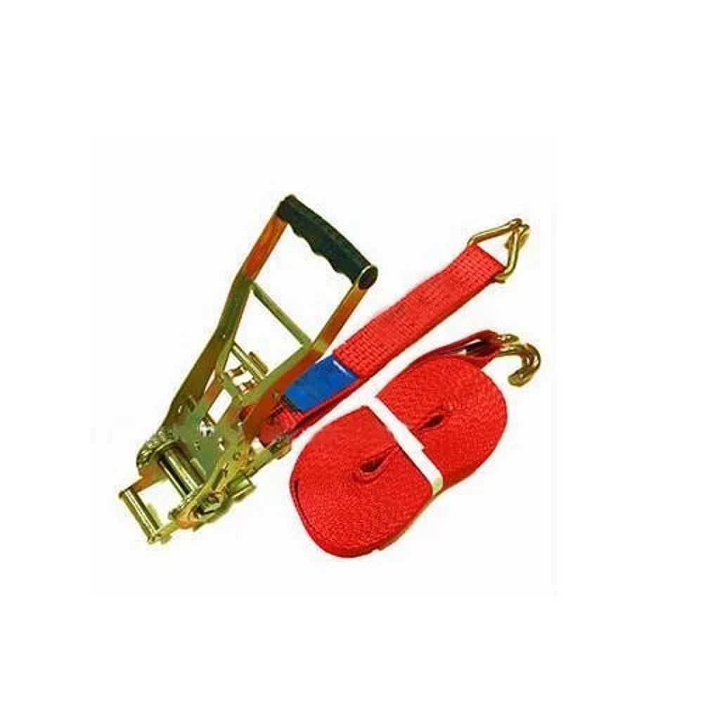 Red Polyester Ratchet Lashing Belt