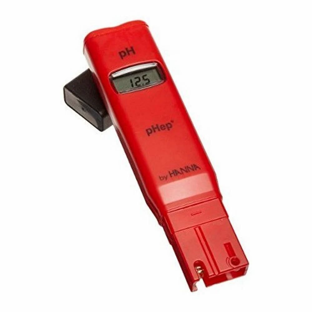 Red Portable Pocket Ph Meter