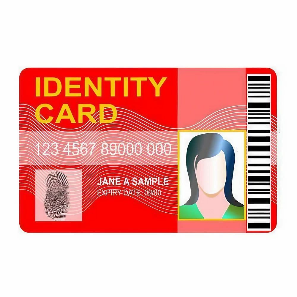 Red PVC Identity Cards